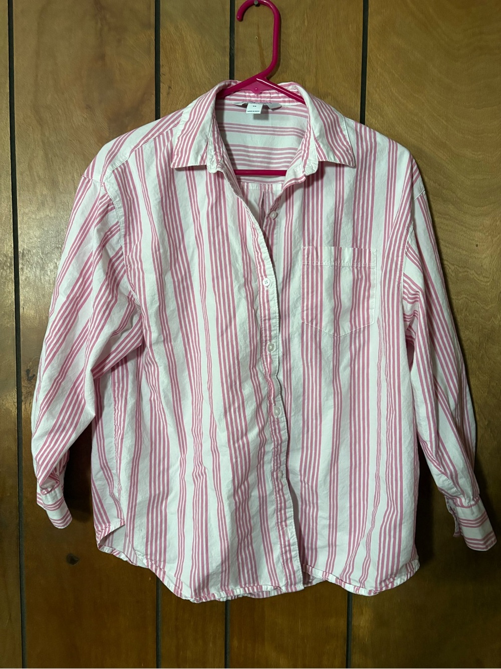 Womens Old Navy Boyfriend Button Top